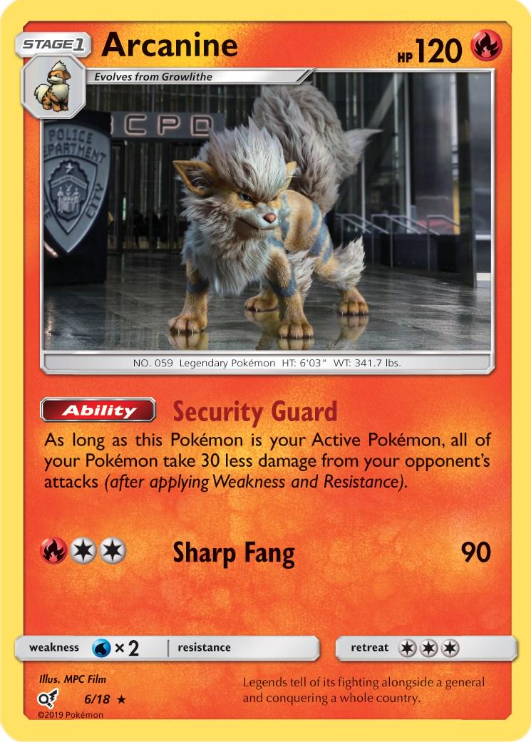 Arcanine 6/18 Holo