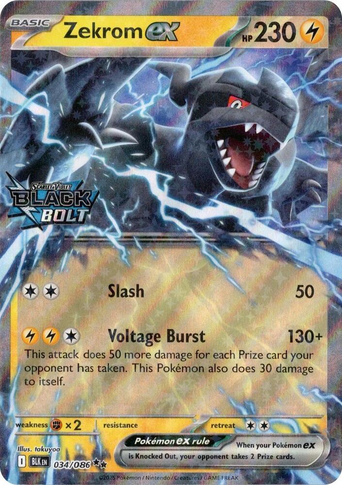 Zekrom 034/086 Stamped