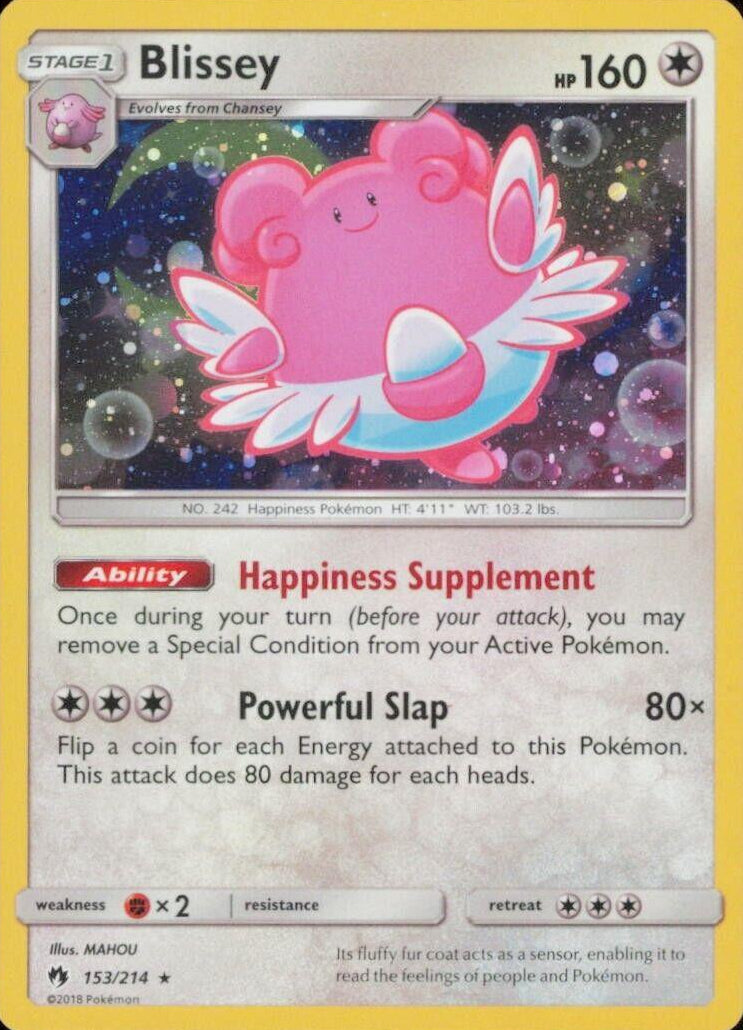 Blissey 153/214 Cosmos Holo