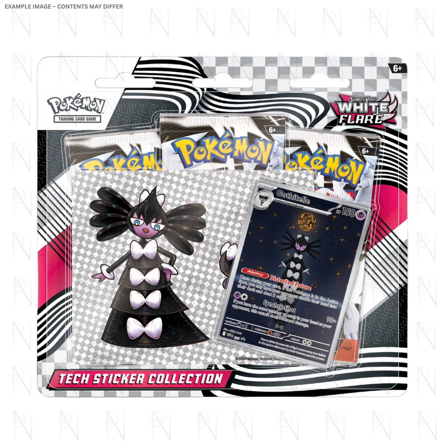 Black Bolt or White Flare Tech Sticker
