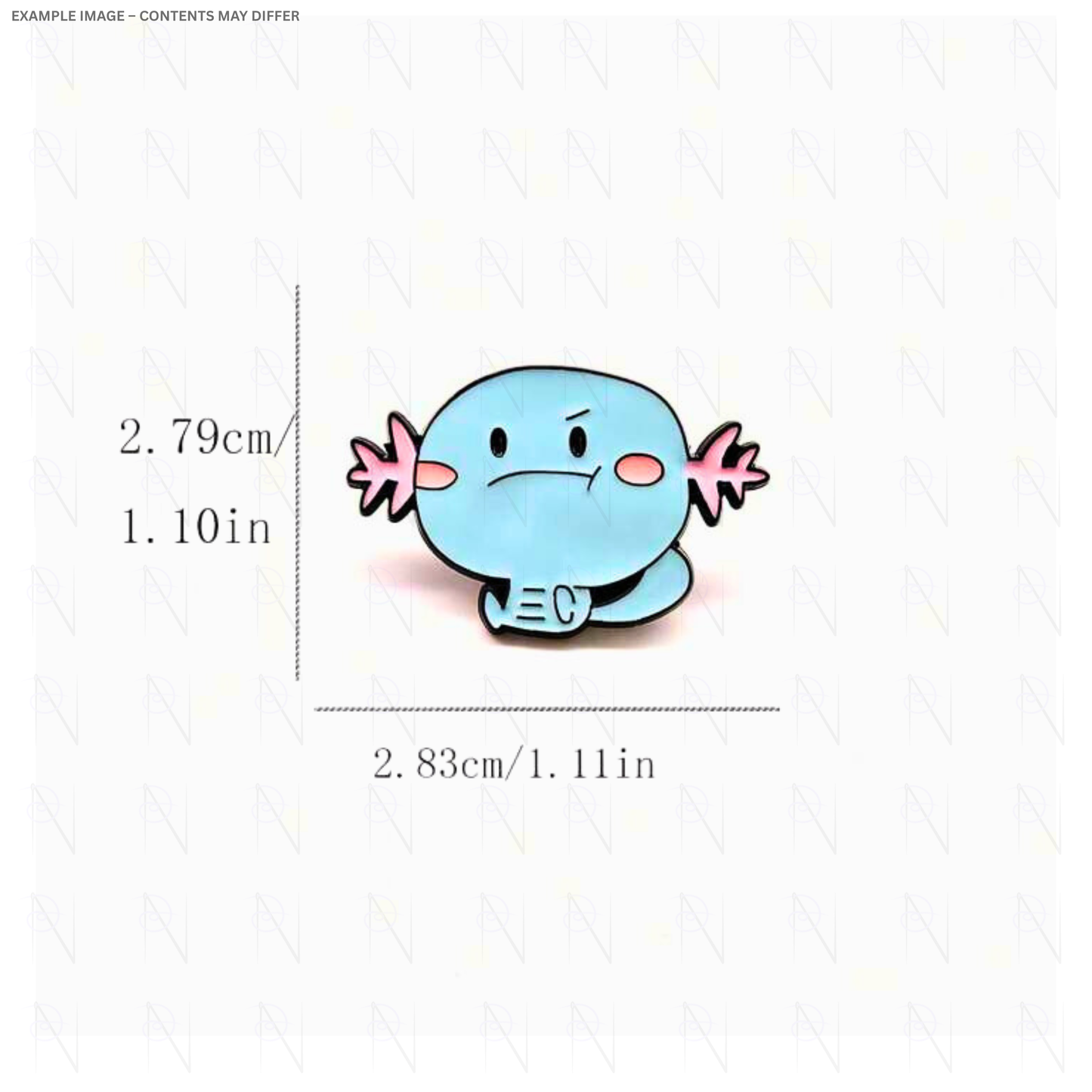 Wooper Metal Pin