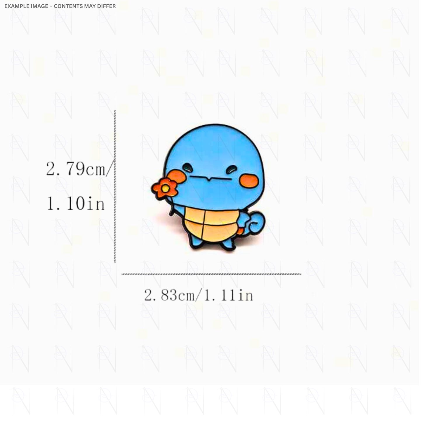 Squirtle Metal Pin