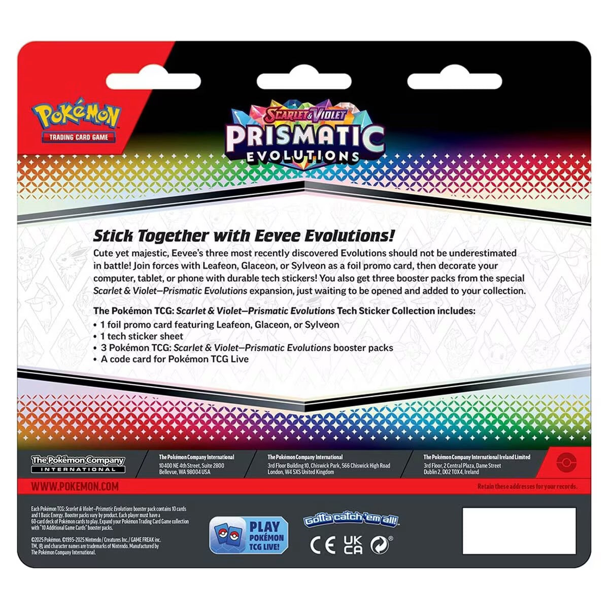 Prismatic Tech Sticker (3 Booster Packs)