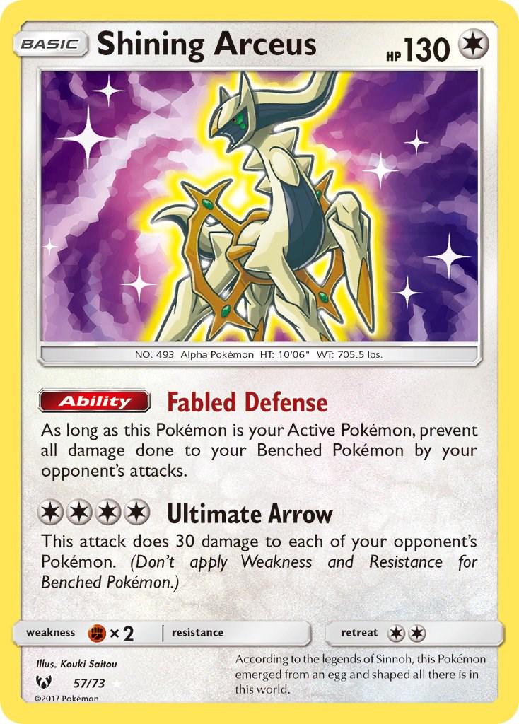 Shining Arceus 57/73 Lightly Played