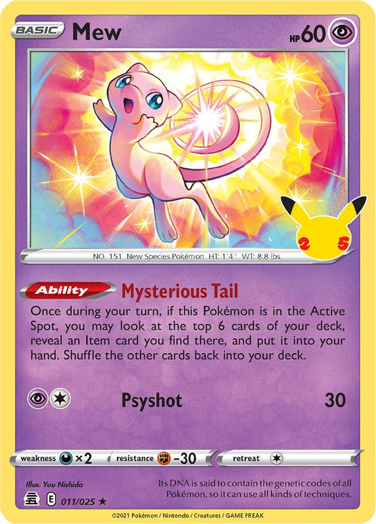 Mew Holo 011/025