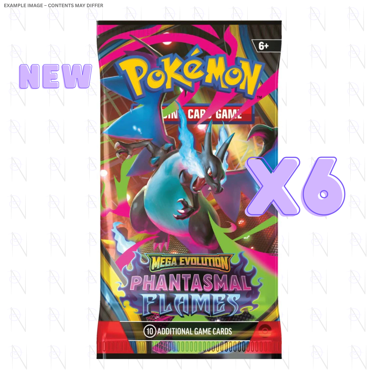 6 Phantasmal Flames Booster Packs