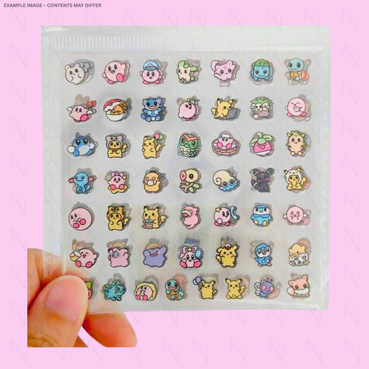 Pokemon Decor & Nail Decals 560pcs