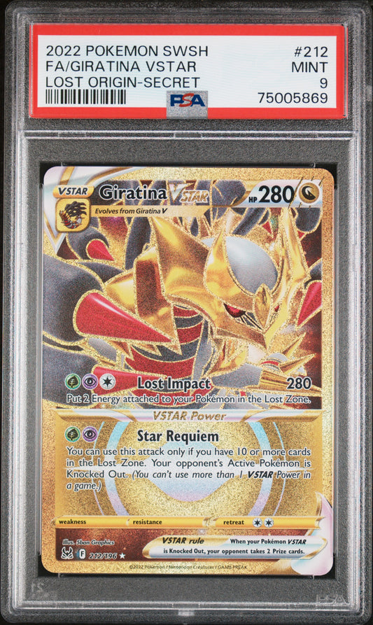Giratina 212/196 Graded PSA 9