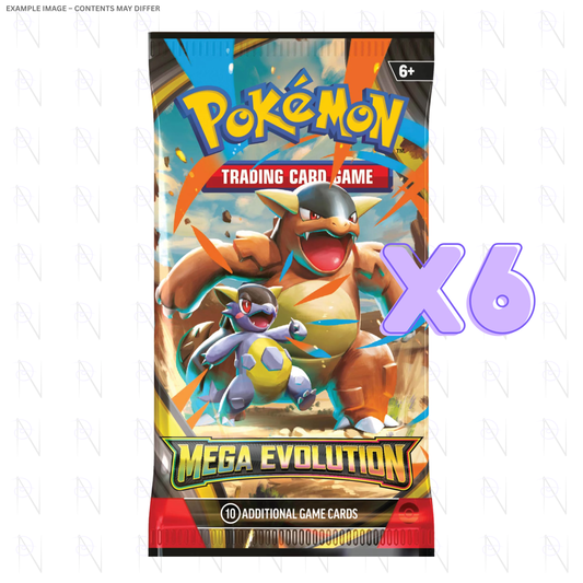 6 Mega Evolution Booster Packs