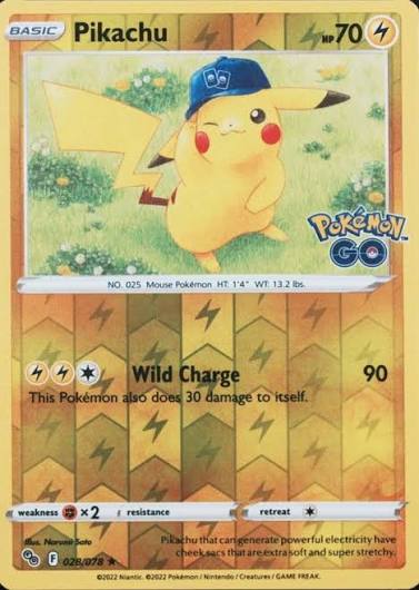 Pikachu Holo 028/078