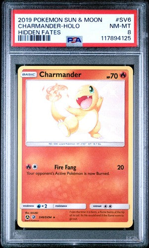 Charmander SV6/SV94 Graded PSA 8