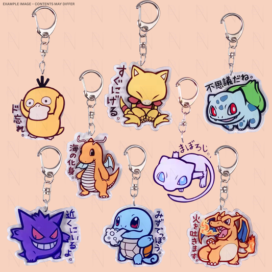 Pokemon Acrylic Keychain
